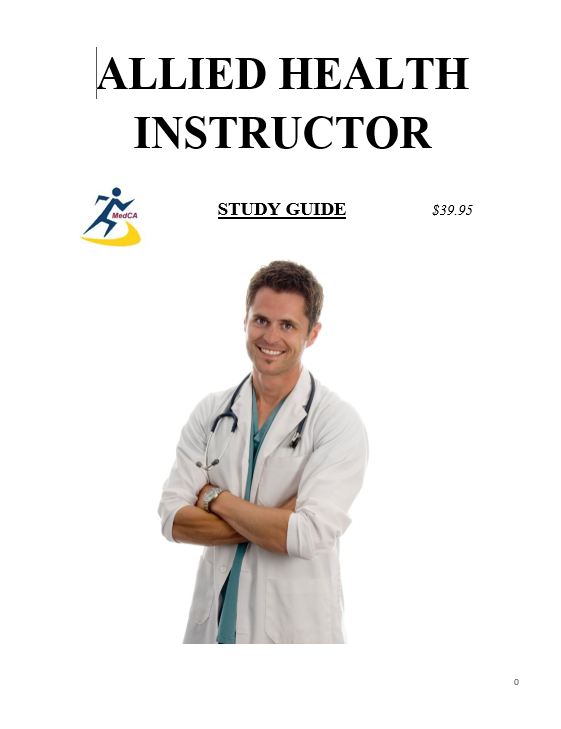 Allied Health Instructor Study Guide
