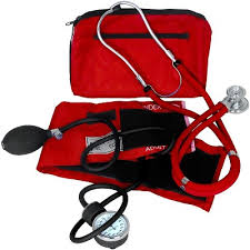 Color Blood Pressure Cuff with Matching Stethoscope Kit